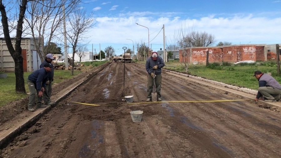 Inicio Del Plan De Pavimentación Urbana