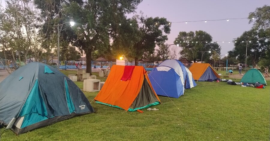 Noche de campamento para los más grandes.